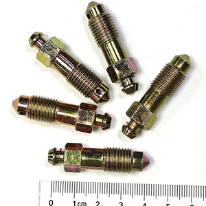 สกรูปล่อยวาล์วเลือดออกระบบเบรกเจาะผ่านเครื่องจักร CNC M6 M7 M12 M10 <span class=keywords><strong>M8</strong></span>สำหรับรถยนต์ Moto รถ ATV รถบรรทุก - Product Image 2