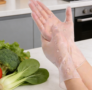 100 pièces/boîte Gants en vinyle résistants à l'huile, résistants aux produits chimiques, imperméables, 3,5 mil, sans poudre, transparents, jetables, en PVC, <span class=keywords><strong>pour</strong></span> mécaniciens - Product Image 5