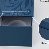 Boîte cadeau en carton kraft personnalisée, écologique et luxueuse, pour un branding haut de gamme et une présentation en magasin