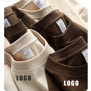 Camisetas de Algodón 100% de 250 g/m² para <span class=keywords><strong>Hombre</strong></span> al por Mayor, de Bajo Precio, Oversize, Cuello Redondo, Estilo Boxy - Camisetas Lisas de Alta Calidad para Personalizar con Logotipo, Estilo Urbano - Product Image 2