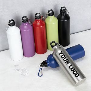 Bouteille d'eau sport personnalisée en aluminium et acier inoxydable pour promotion extérieure avec logo - Product Image 1