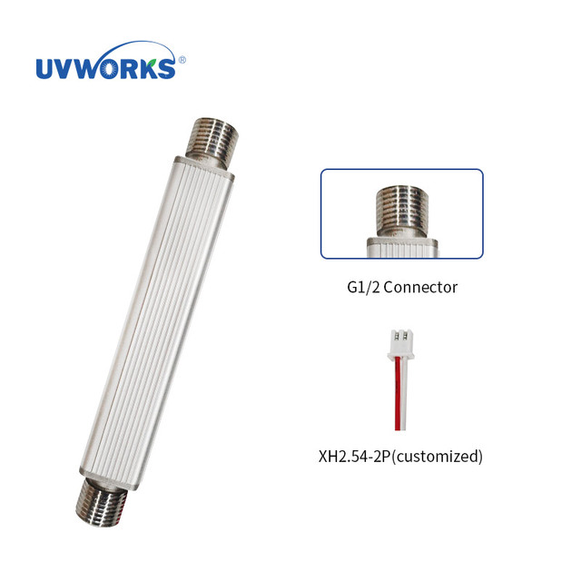 UVWORKS Stainless Steel UV 8-15LPM LED Water Purifier with UVC for House Hotel Apartment Portable and Electric Power