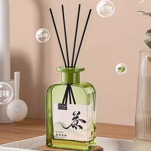 Diffuseur à bâtonnets en verre 200 ml, marque privée OEM, pour maison et hôtel ; <span class=keywords><strong>Huile</strong></span> essentielle <span class=keywords><strong>anti</strong></span>-moustiques longue durée sans alcool, fraîche, DIY - Product Image 3