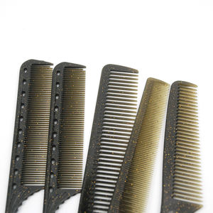 Commercio all'ingrosso ECO Parrucchiere Resistente Al Calore di Taglio Professionale Presa In Giro di Plastica Styling Logo Personalizzato Barbiere Pettine Set - Product Image 3