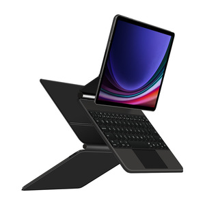 Clavier pour <span class=keywords><strong>Samsung</strong></span> <span class=keywords><strong>Galaxy</strong></span> <span class=keywords><strong>Tab</strong></span> S9 S10 Plus, étui magnétique pour clavier pour <span class=keywords><strong>Galaxy</strong></span> <span class=keywords><strong>Tab</strong></span> <span class=keywords><strong>S7</strong></span> S9 FE Plus 12,4 pouces, housse de clavier magique - Product Image 4