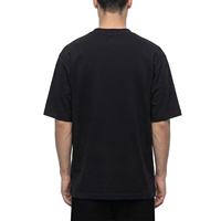 T-shirt graphique court personnalisé TOPSHOW 100 % coton, délavé à l'acide, 240 grammes, épaules tombantes, effet vieilli, style vintage pour hommes