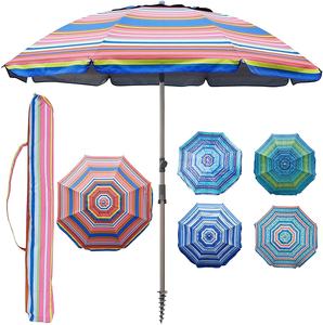 Fabricant en gros 1.8m <span class=keywords><strong>grand</strong></span> parapluie droit coupe-<span class=keywords><strong>vent</strong></span> 16 côtes <span class=keywords><strong>parasol</strong></span> coloré pour la pêche en plein air <span class=keywords><strong>parasol</strong></span> de <span class=keywords><strong>plage</strong></span> arc-en-ciel - Product Image 6