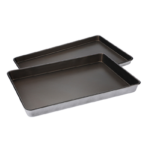 Plateau de cuisson <span class=keywords><strong>jetable</strong></span> en acier au carbone plaqué aluminium durable 40*60 perforé prêt à l'emploi au four, plaque à biscuits rectangulaire - Product Image 6