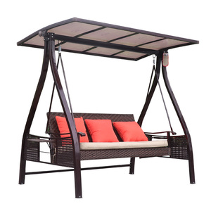 High Quality Indoor and Outdoor Garden Double <b>Rocking</b> <b>Chair</b> Rattan Furniture Outdoor Swing <b>Chair</b> - Product Image 3
