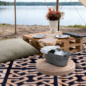 Alfombra de Patio Plegable de Plástico PP Personalizada, Impermeable para Exteriores, Venta al Por Mayor - Product Image 1