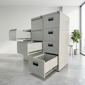 Meuble de classement vertical en fer avec tiroirs A4 verrouillables, démontable et assemblable, pour cartes et <span class=keywords><strong>dossiers</strong></span> - Product Image 2