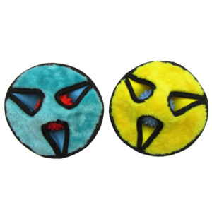 En çok satan çevre dostu peluş kumaş köpek eğitim çiğnemek oyuncak iç lastik top 25cm X 10cm OEM marka - Product Image 4