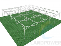 Panneau solaire de serre agricole chinois, structure à montage sur le sol pour système d'énergie solaire, livraison gratuite