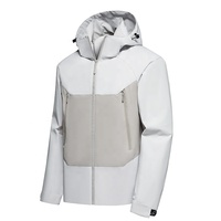 Veste Softshell Homme Personnalisée Coupe-Vent Imperméable Grande Taille Manteau de Sport Extérieur pour Camping Randonnée Cyclisme