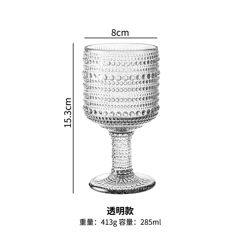 300ml soda lime glass bubble wine bubble glass