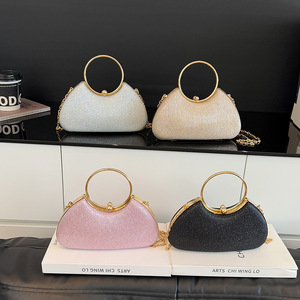 ZP5809 2025 Nouveau <span class=keywords><strong>Sac</strong></span> à <span class=keywords><strong>Main</strong></span> Femme Tendance avec Chaîne, Pochette <span class=keywords><strong>de</strong></span> Soirée Élégante pour Dîner - Product Image 5