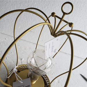 Casa o fiesta decorativo colgante de LED de cadena de oro simple colgante titular de la vela de metal <span class=keywords><strong>para</strong></span> la <span class=keywords><strong>boda</strong></span> - Product Image 4