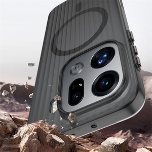เคสโทรศัพท์ลายลูกฟูกหรูหราสำหรับ Magsafe แบบแม่เหล็ก สำหรับ <span class=keywords><strong>OPPO</strong></span> <span class=keywords><strong>Find</strong></span> X9 Pro X8 X7 Ultra X6 ป้องกันการกระแทก ผิวด้าน - Product Image 3