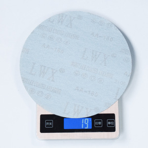 Disco de lijado flocado LWX de 9 pulgadas con reverso adhesivo para pulir y lijar - Product Image 1