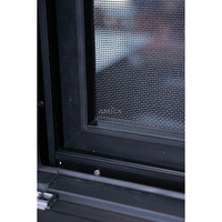 Ventanas Americanas AMJ de Nuevo Diseño con Certificado NFRC, Ventanas de Aluminio Abatibles y Giratorias con Doble Acristalamiento