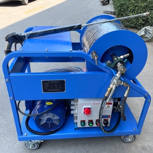 Nueva Bomba de Limpieza de Alcantarillado de Alta Presión, Máquina de Limpieza de Tuberías con Motor de Gasolina de 27 HP y 200 Bares - Product Image 2