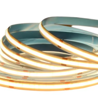 Bande LED COB Flexible Intelligente Dimmable de Haute Qualité 400 WS2811, Découpable, Largeur 5mm, 24V, Télécommande NFC, CE