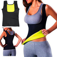 Moldeador de cuerpo de cintura de neopreno para mujer, traje de Sauna con revestimiento de sudor caliente para Yoga y chaleco adelgazante para quemar grasa