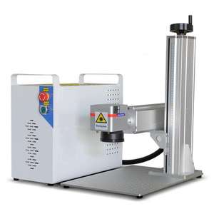 Machine de marquage laser à fibre 3D entièrement fermée 20W, autofocus CNC, refroidissement par air, compatible DXF/PLT/AI/DWG - Product Image 6