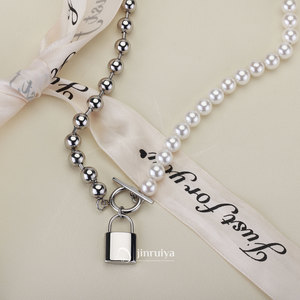 Collar con colgante <span class=keywords><strong>de</strong></span> perla <span class=keywords><strong>de</strong></span> agua dulce chapado en oro <span class=keywords><strong>de</strong></span> acero inoxidable cuenta <span class=keywords><strong>de</strong></span> agua dulce joyería Natural barroca larga para mujer - Product Image 3