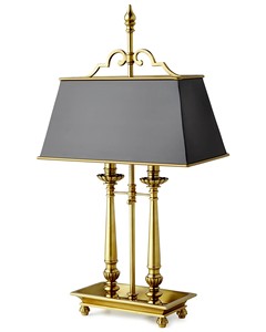 Lampe de chevet moderne de luxe écologique avec abat-jour en tissu, design unique, avec luminaire à douille E26, alimentation électrique - Product Image 4