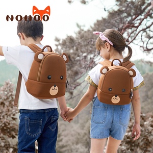 Sac à dos NOHOO Ours Brun pour tout-petits, <span class=keywords><strong>cartable</strong></span> de <span class=keywords><strong>maternelle</strong></span> pour enfants, sac d'école de dessin animé pour garçons et filles - Product Image 2