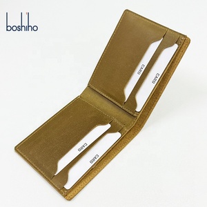 กระเป๋าสตางค์หนังแท้ลาย Crazy Horse สไตล์เรโทรสุดหรู พร้อมโลโก้สั่งทำพิเศษ ป้องกัน RFID รุ่นขายดีสำหรับผู้ชาย - Product Image 5