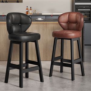 <span class=keywords><strong>Taburetes</strong></span> <span class=keywords><strong>Altos</strong></span> de Hierro Forjado para Uso Doméstico, <span class=keywords><strong>Taburetes</strong></span> de Bar, Sillas de Bar, Sillas de Isla de Lujo Ligero y Alta Gama, Sillas de Recepción - Product Image 1