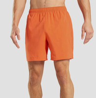 Shorts de sport décontractés respirants à séchage rapide pour hommes, personnalisables avec logo, unis, pour la gym, l'entraînement et le fitness