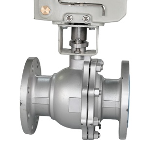 Actuador de Válvula de Bola Eléctrica Motorizada de 2 Vías DC12V/24V, Conexión de Brida de Acero Inoxidable, Control de Agua/Gas, Normalmente Abierto/Cerrado - Product Image 4