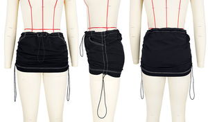 Abbigliamento donna Streetwear moda calda estate Sexy Night Club donna abbigliamento Casual Cargo Mini <span class=keywords><strong>gonna</strong></span> <span class=keywords><strong>attillata</strong></span> da donna gonne da donna - Product Image 4