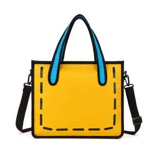 Bolsas de Tela de Buena Calidad, Bolsas de Cartón para Compras, Manualidades Promocionales, Diseños Creativos, Bolsas de Hombro - Product Image 3