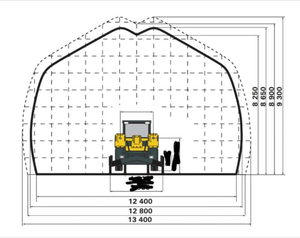 เครื่องขุดเจาะเหมืองขนาดใหญ่หัวเดียวแบบสองหัวสำหรับการก่อสร้างอุโมงค์ใต้ดินรวมถึงมอเตอร์ปั๊ม - Product Image 4