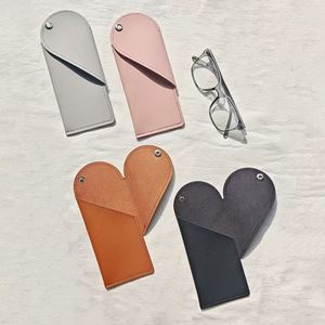 Portable Heart Shaped <b>Case</b> Unisex Pouch Slim Travel <b>Glasses</b> Organizer Bag - Product Image 6