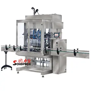 Solidpack Capping Labeling Bottle Cream Machine Filling For Patisserie Automatic Fillers