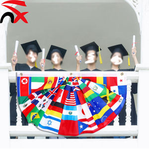 Drapeau international en éventail en gros 2026, drapeau décoratif suspendu, fournitures pour éventails, drapeau plié pour activités de plein air - Product Image 6