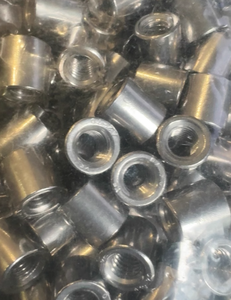 Écrou d'accouplement de tige de goujon de <span class=keywords><strong>barre</strong></span> de manchon fileté en acier inoxydable poli AL6063 pour le traitement de l'eau - Product Image 6