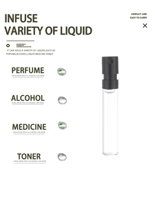 Mini Botellas de Perfume al por Mayor de 2 ml, Botellas de Prueba de Perfume con Cuello de Presión, Logotipo Personalizado Disponible - Product Image 4