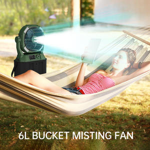 Ventilador <span class=keywords><strong>de</strong></span> <span class=keywords><strong>Mochila</strong></span> con Nebulización, 6L y 16000mAh, Aire Fresco Portátil para Senderismo, Ciclismo, Trabajos al Aire Libre - Product Image 3