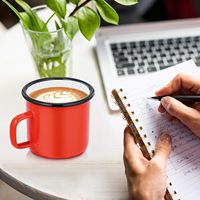 Tasse en émail légère portable 12oz 350ML Logo personnalisé