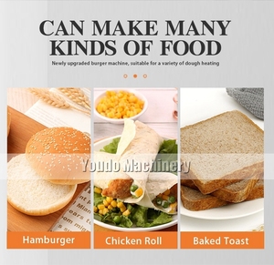 Hot bán dọc Lò Nướng Bánh của bánh hamburger bánh mì làm Burger Bun Lò Nướng Bánh Hamburger máy cho nhà hàng - Product Image 3