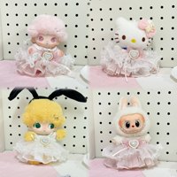 Robe de poupée princesse tutu en dentelle double couche de 10 cm de style occidental pour KT, accessoires de déguisement avec jupon