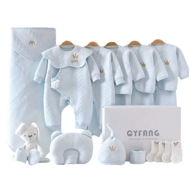 Set di abbigliamento per bambini Set di vestiti per neonati in cotone 100% Set regalo pagliaccetto per neonato tessuto di buona qualità