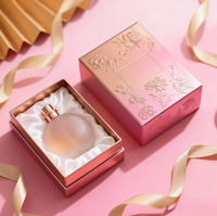 Flacon de parfum de luxe personnalisé avec coffret haut de gamme écologique personnalisé, recyclé, biodégradable, double ouverture, cadeau