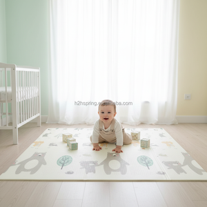 Tapis de jeu pour bébé, épais, antidérapant, en mousse XPE, non toxique, imperméable, pour le temps sur le ventre et les activités de bébé - Product Image 3
